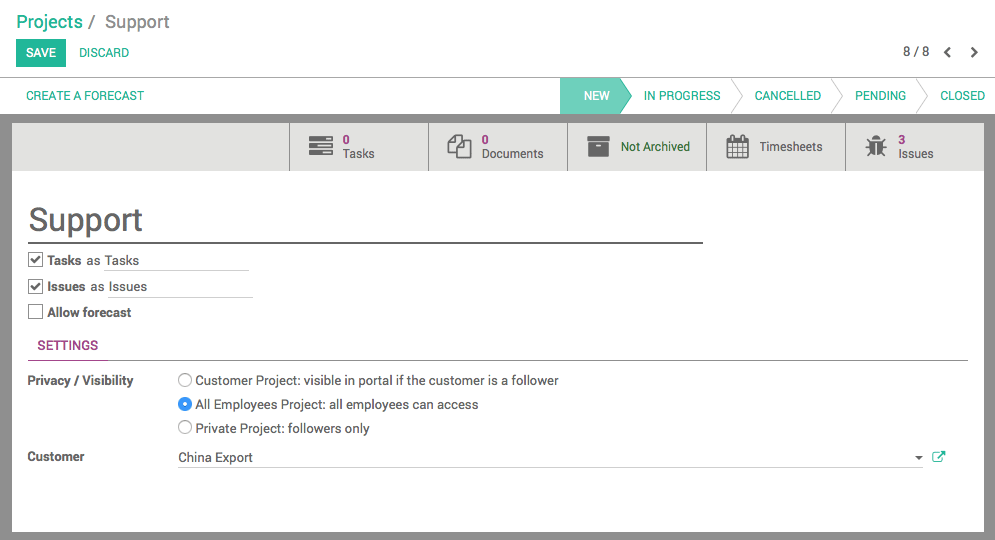 Odoo text and image block