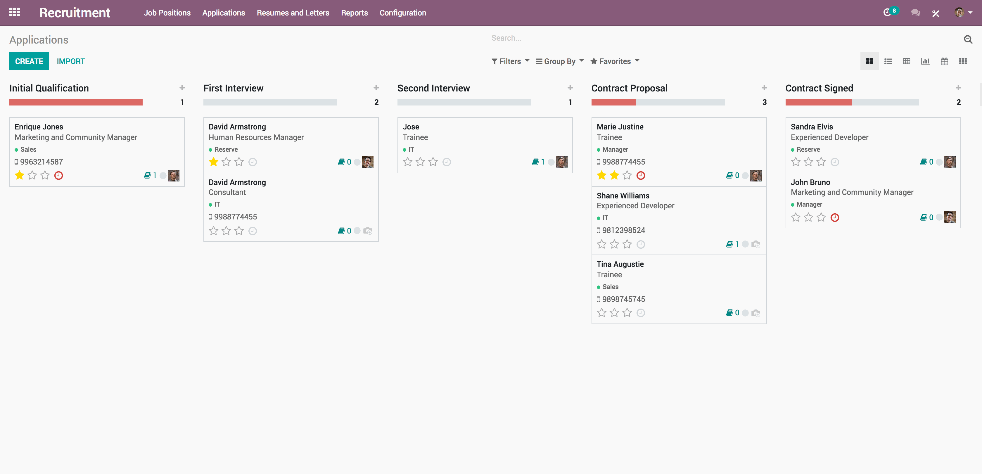 Odoo text and image block