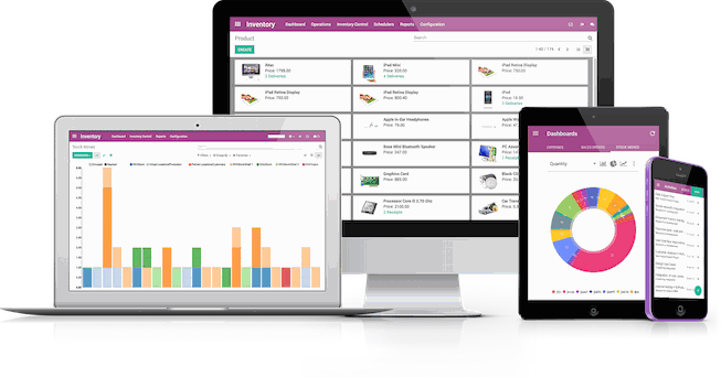 Odoo text and image block