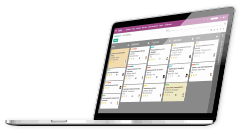 Odoo image and text block